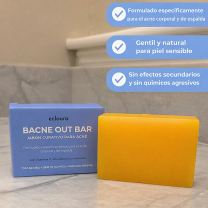 Ecloura Jabón AntiAcné de Espalda y Gluteos